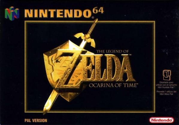 241366 the legend of zelda ocarina of time nintendo 64 front cover